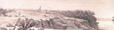 Fort Rosalie: Original drawing by Gen. G. H. V. Collot, 1796, courtesy Mississippi Department of Archives and History
